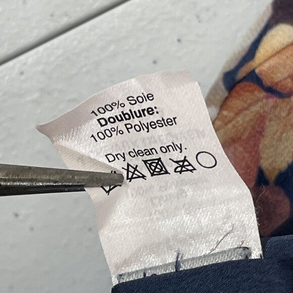 J Crew Dress Womens Size 8 Floral Silk Lined Office Career Keyhole Neck Button - Picture 6 of 10